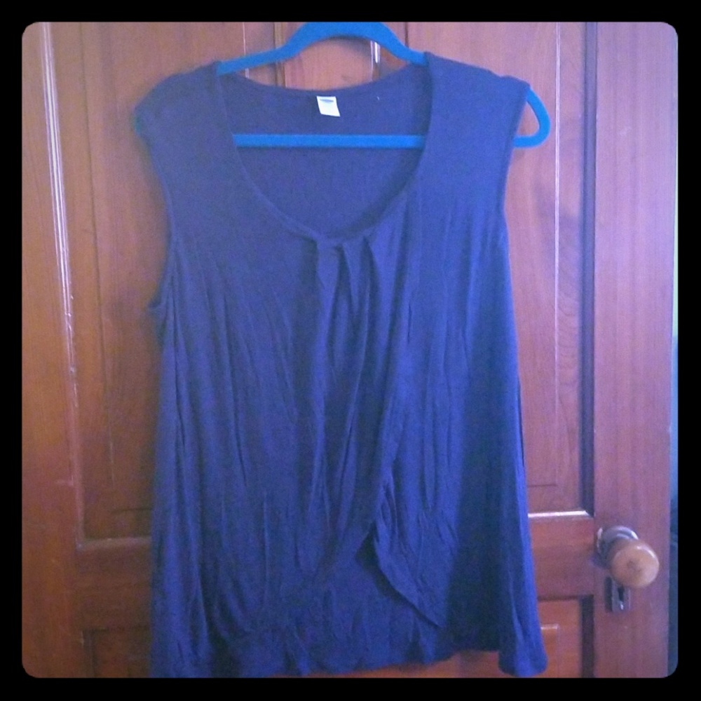 Navy Blue Old Navy Maternity/Nursing Top